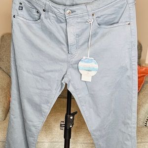Slim straight leg pants by the everett, color bony, size 34 * 30